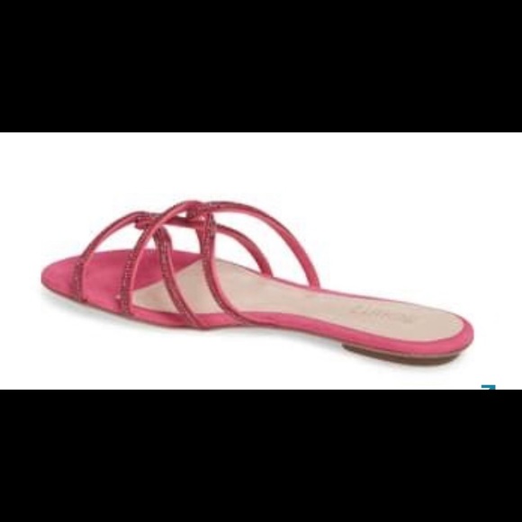 Schultz Sparkling Fuchsia Slip On Sandals NWT - Picture 4 of 12